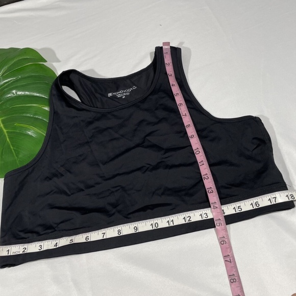 NEW BEYOND YOGA [ PLUS‎ 3X ] High Neck Racer Back Sports Bra in Black - Picture 10 of 11